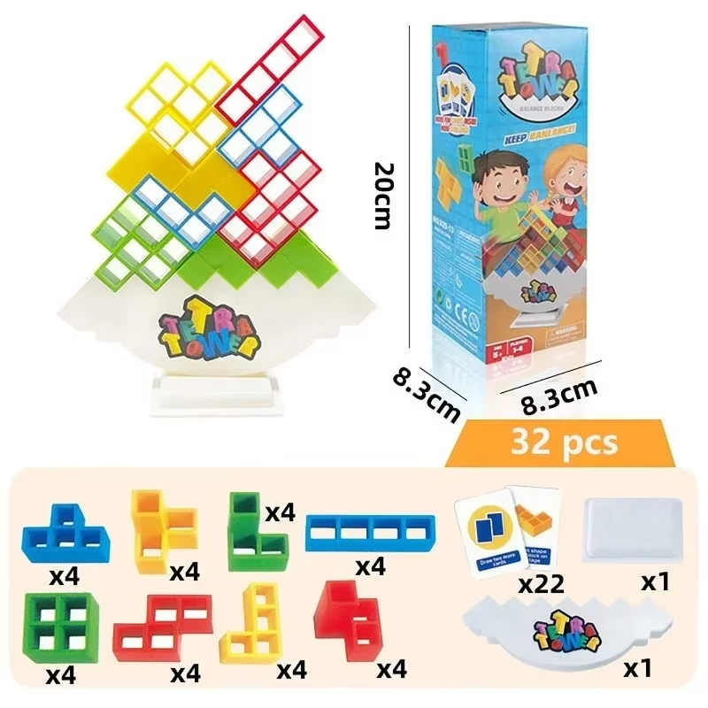Fun Stacking Block Puzzle 32 PCS